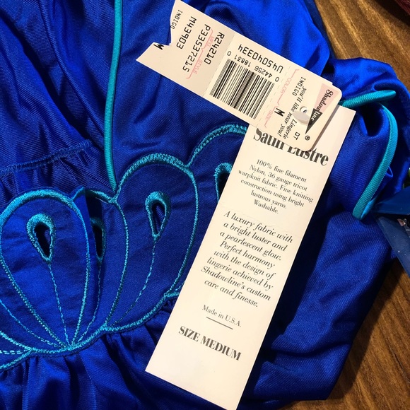 Shadowline Satin Lustre Nightgown - Picture 5 of 6